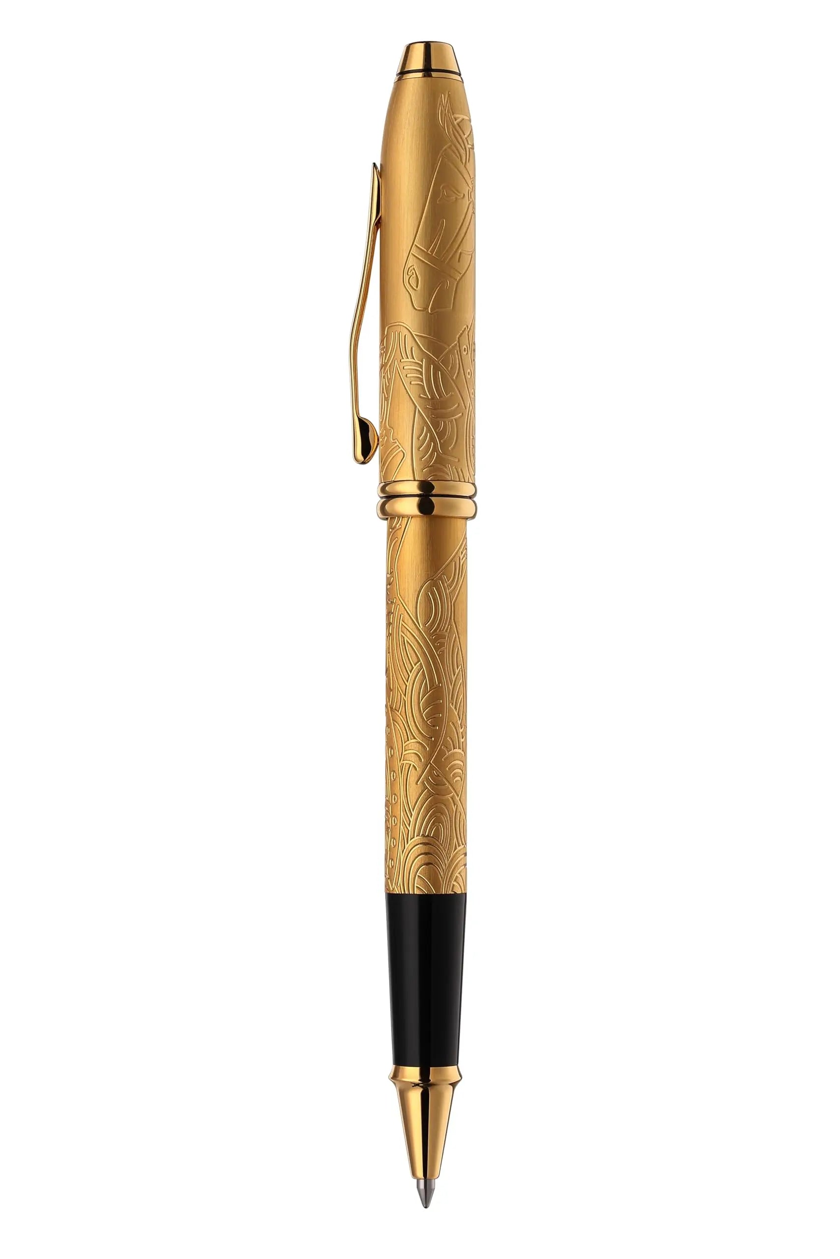 Cross Townsend® Limited Collection Zodiac Year of the Horse Selectip Rollerball Pen, 23KT Gold-plated with Gold-plated Appointments in Luxury Gift Box Cross