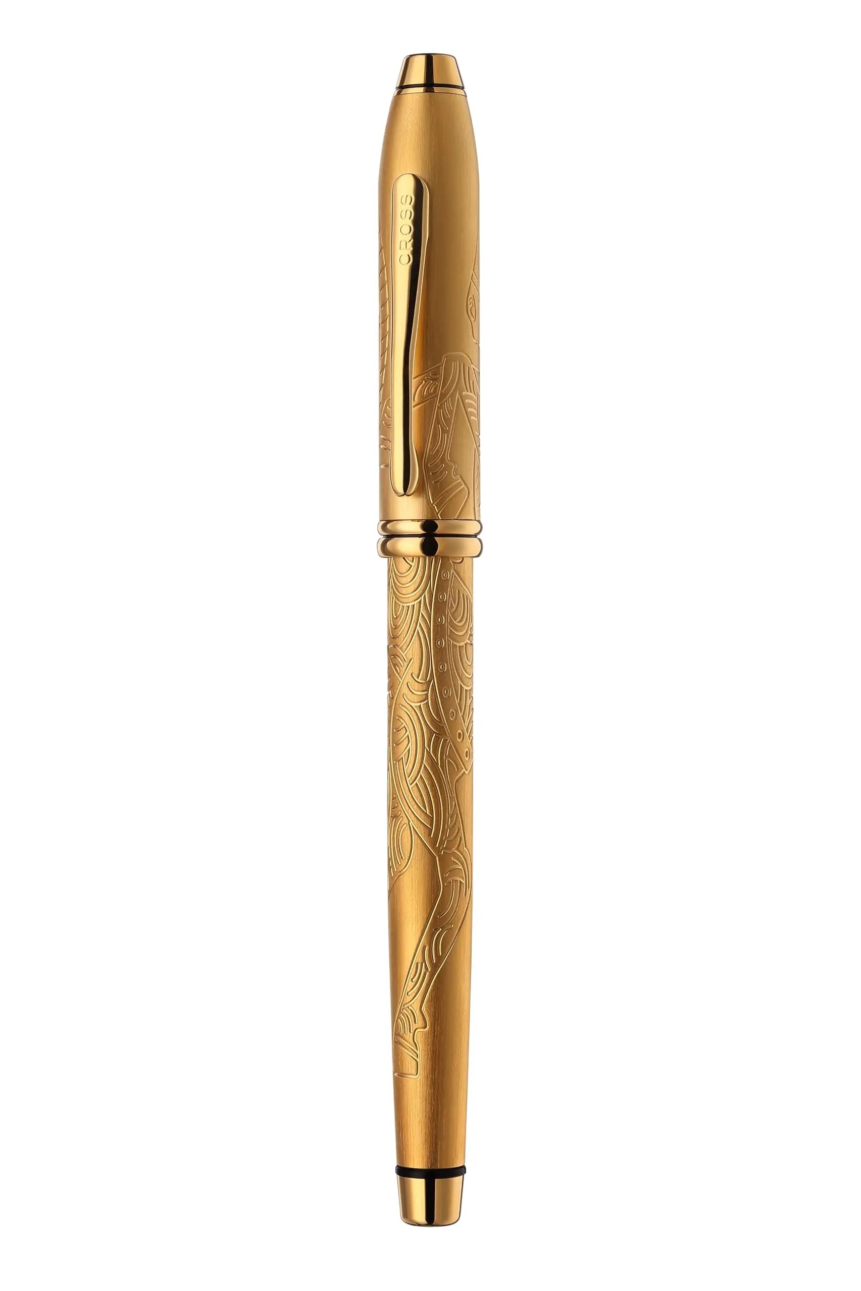 Cross Townsend® Limited Collection Zodiac Year of the Horse Selectip Rollerball Pen, 23KT Gold-plated with Gold-plated Appointments in Luxury Gift Box Cross