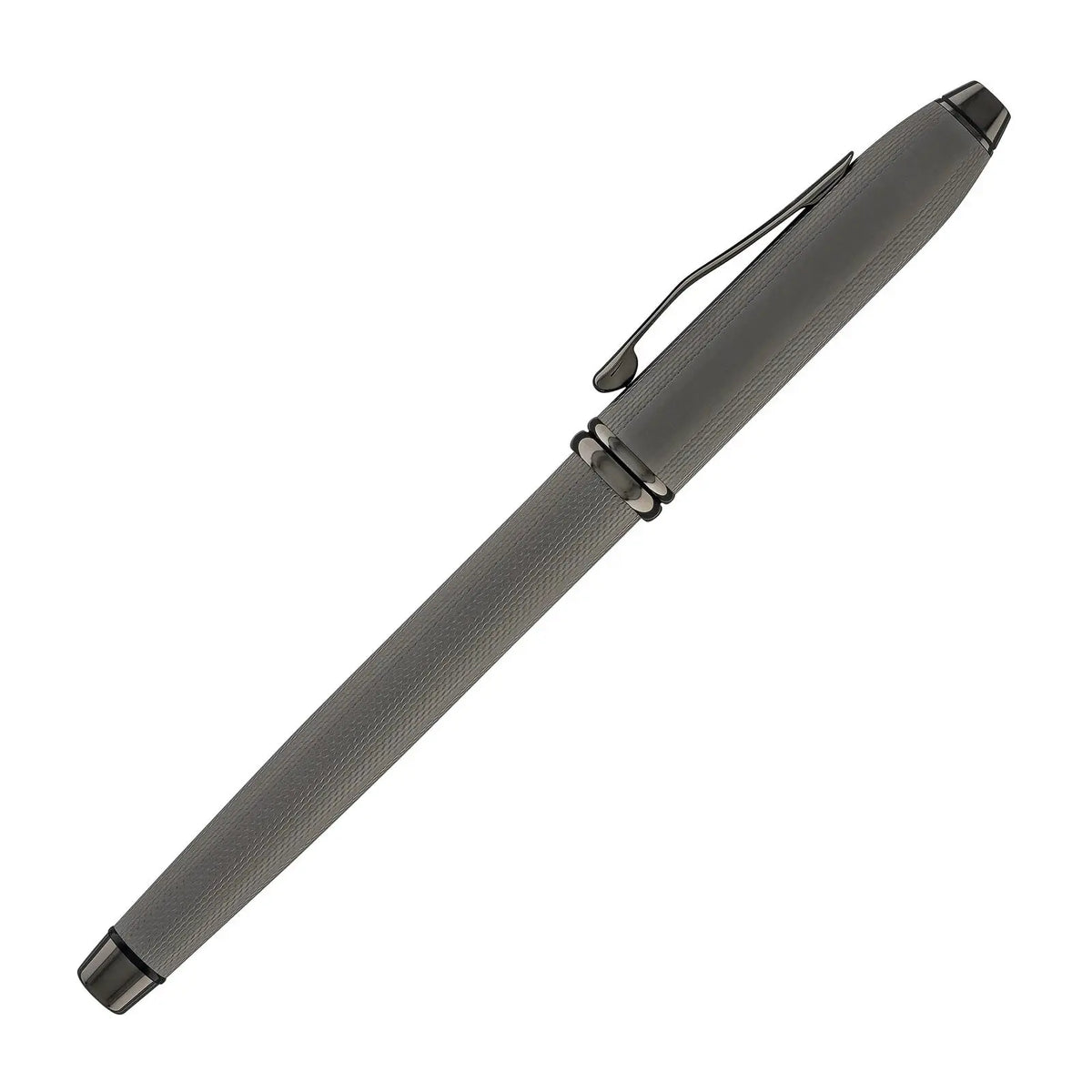 Cross Townsend® Limited Edition with Panel for name engraving and Polished Slate Gray Diamond Cut Pattern with Slate Gray PVD Appointments Selectip® Rollerball Pen cross