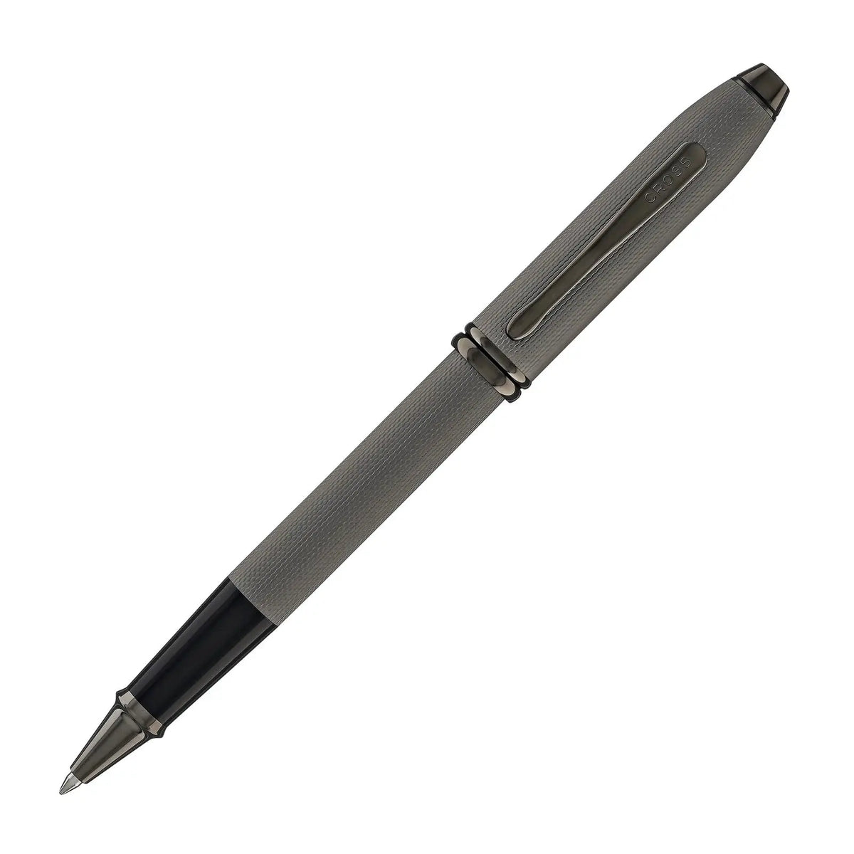Cross Townsend® Limited Edition with Panel for name engraving and Polished Slate Gray Diamond Cut Pattern with Slate Gray PVD Appointments Selectip® Rollerball Pen cross