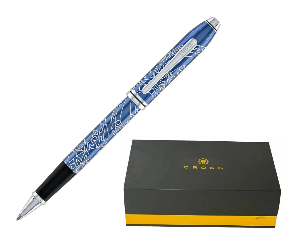 Cross Townsend® Zodiac Year of the Snake Blue Lacquer Rollerball Pen cross