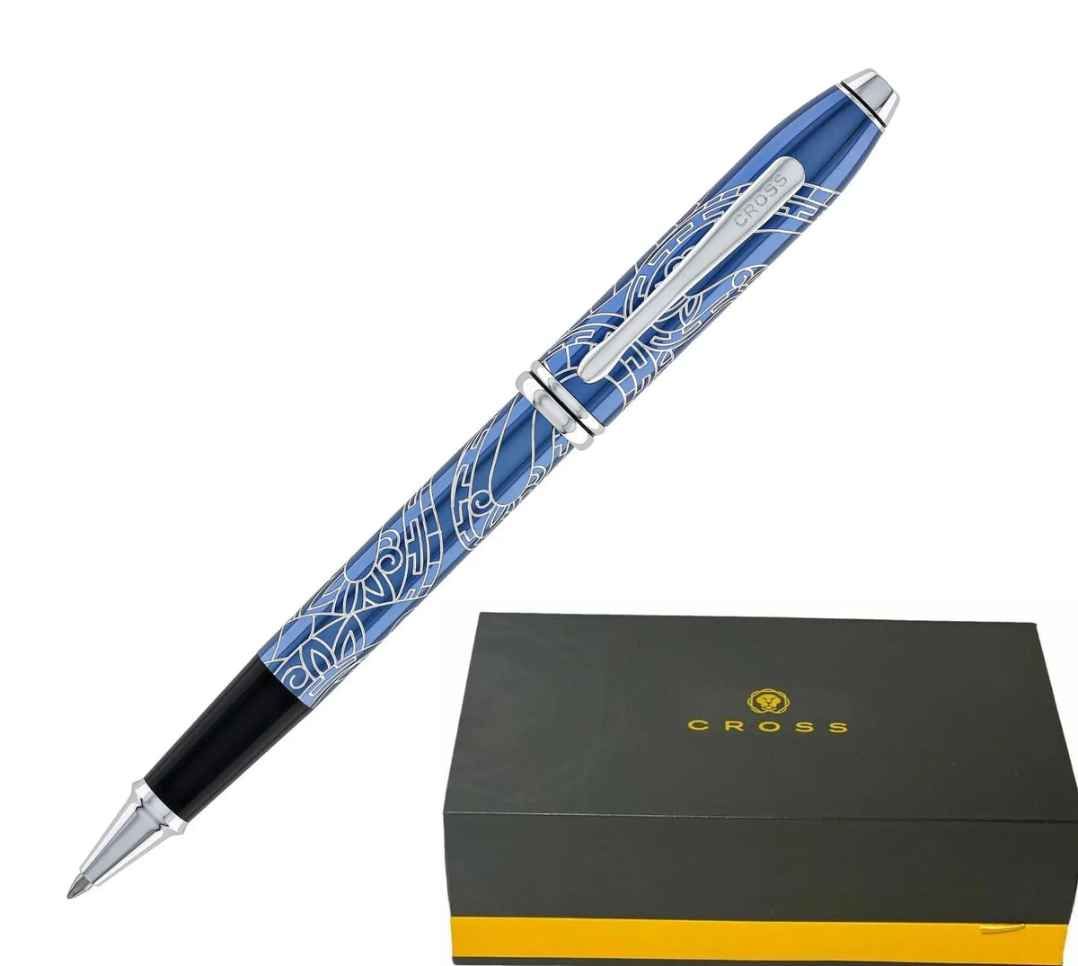 Cross Townsend® Zodiac Year of the Snake Blue Lacquer Rollerball Pen cross
