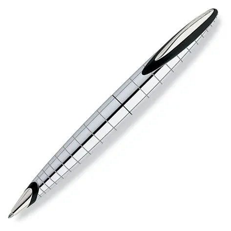 Cross Verve Radial Chrome Ballpoint Pen with Charcoal Tone Accents Cross
