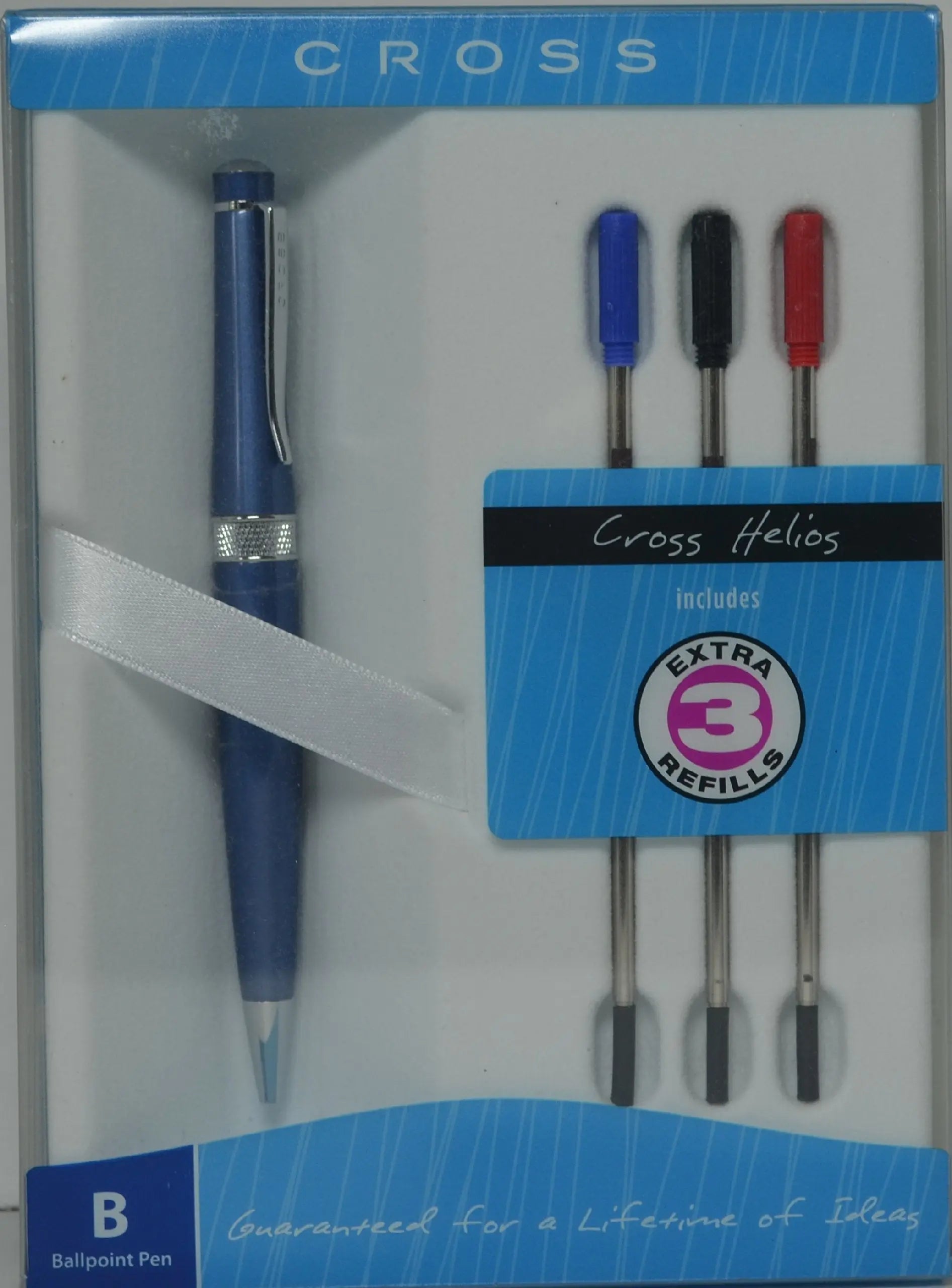 Cross Vienna Ballpoint Pen with Pearlescent Violet Purple Barrel & Refill Gift Set Cross