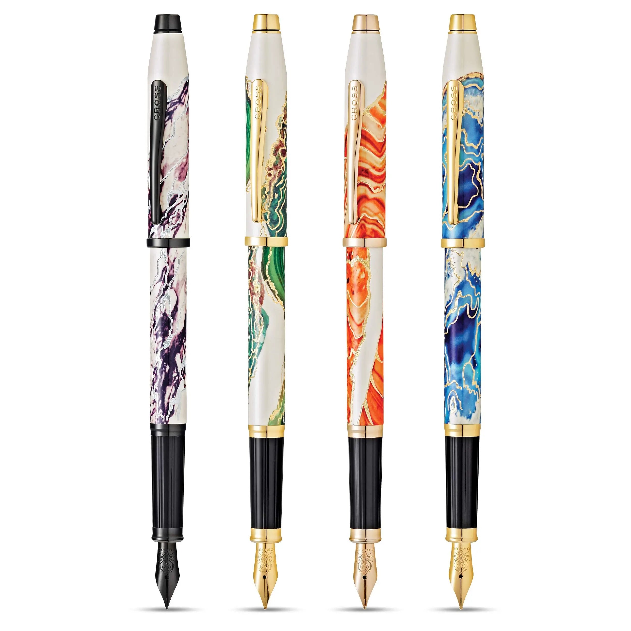 Cross Wanderlust Refillable Fountain Pen, Medium Nib, Includes Premium Gift Box - Borneo Cross