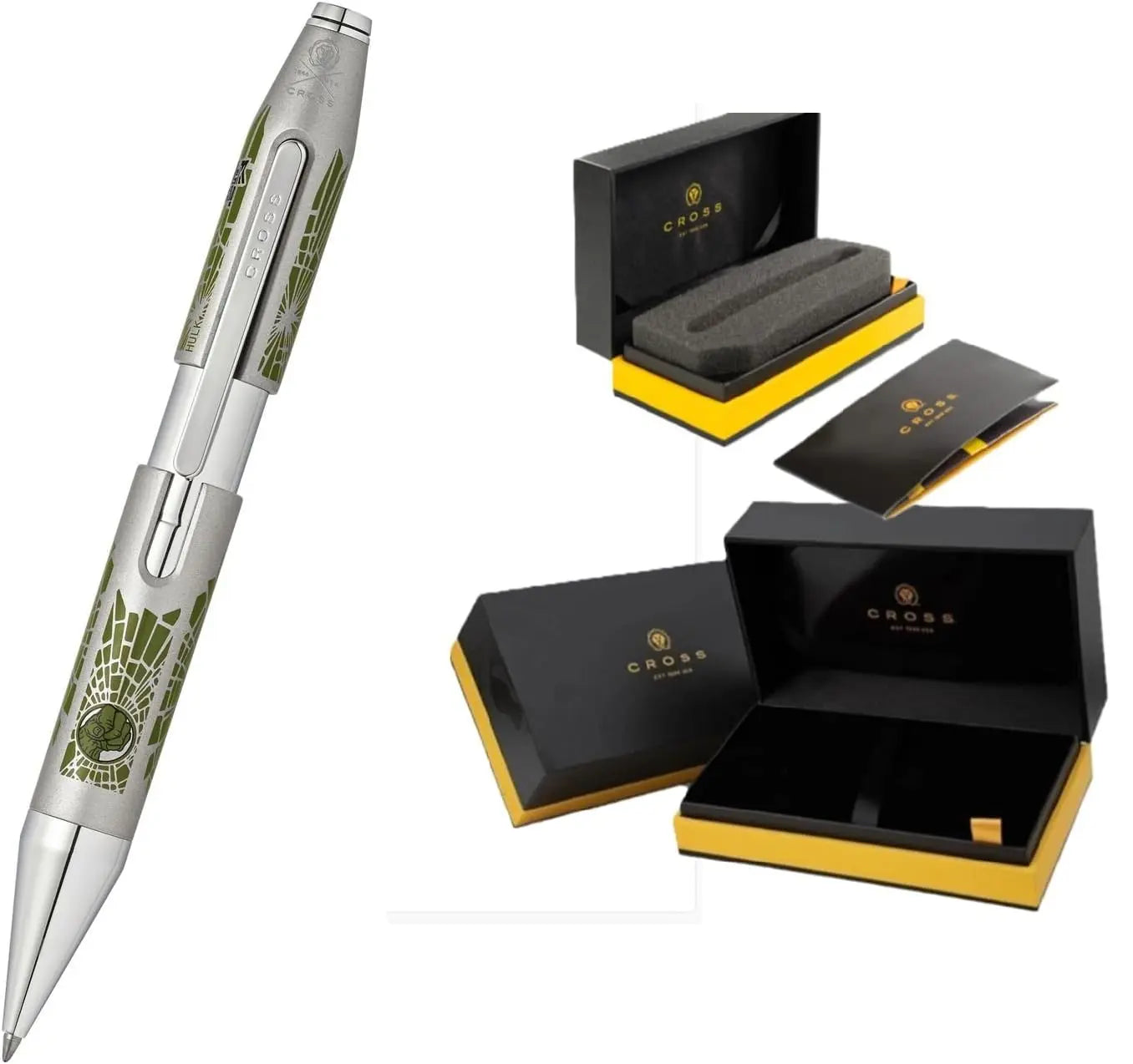Cross X Marvel Rollerball Pen, Includes Gift Box - Hulk Cross