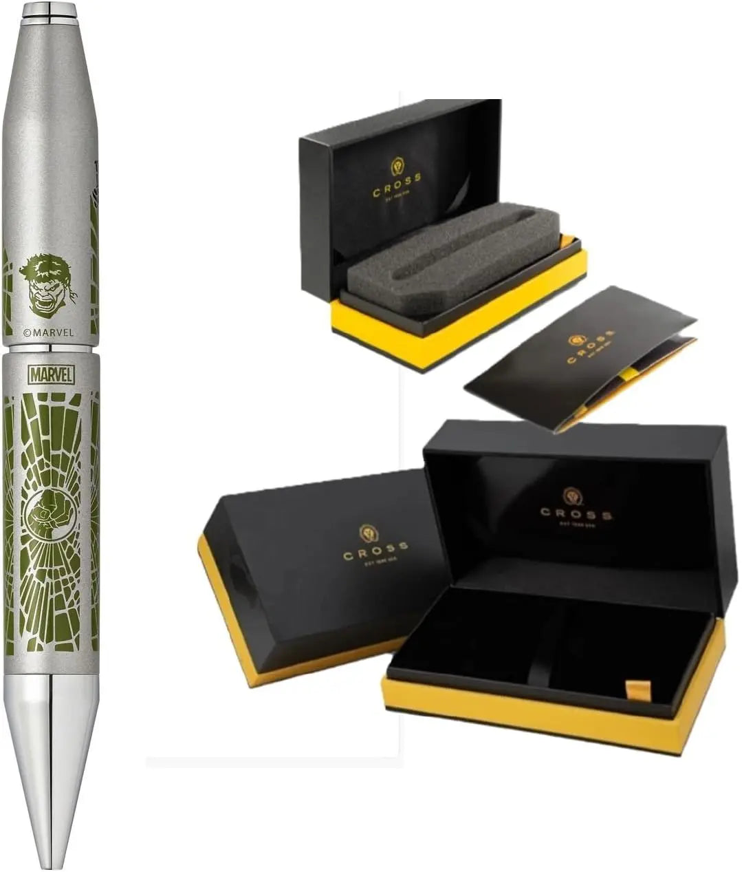 Cross X Marvel Rollerball Pen, Includes Gift Box - Hulk Cross