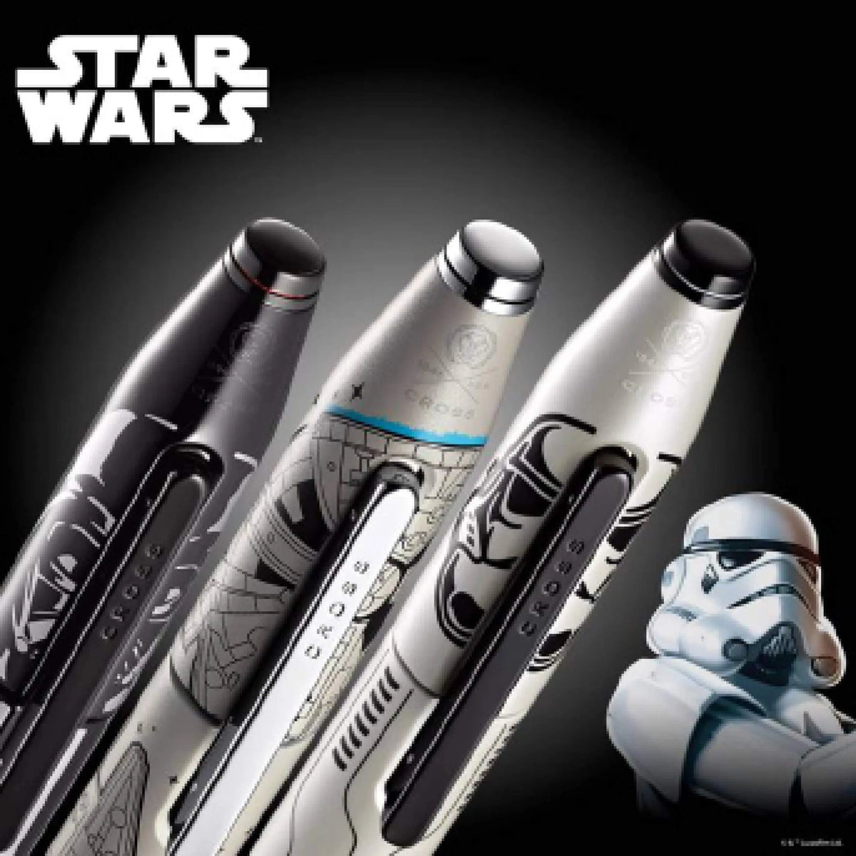Cross X Star Wars Refillable Rollerball Pen, includes Premium Gift Box - Darth Vader cross