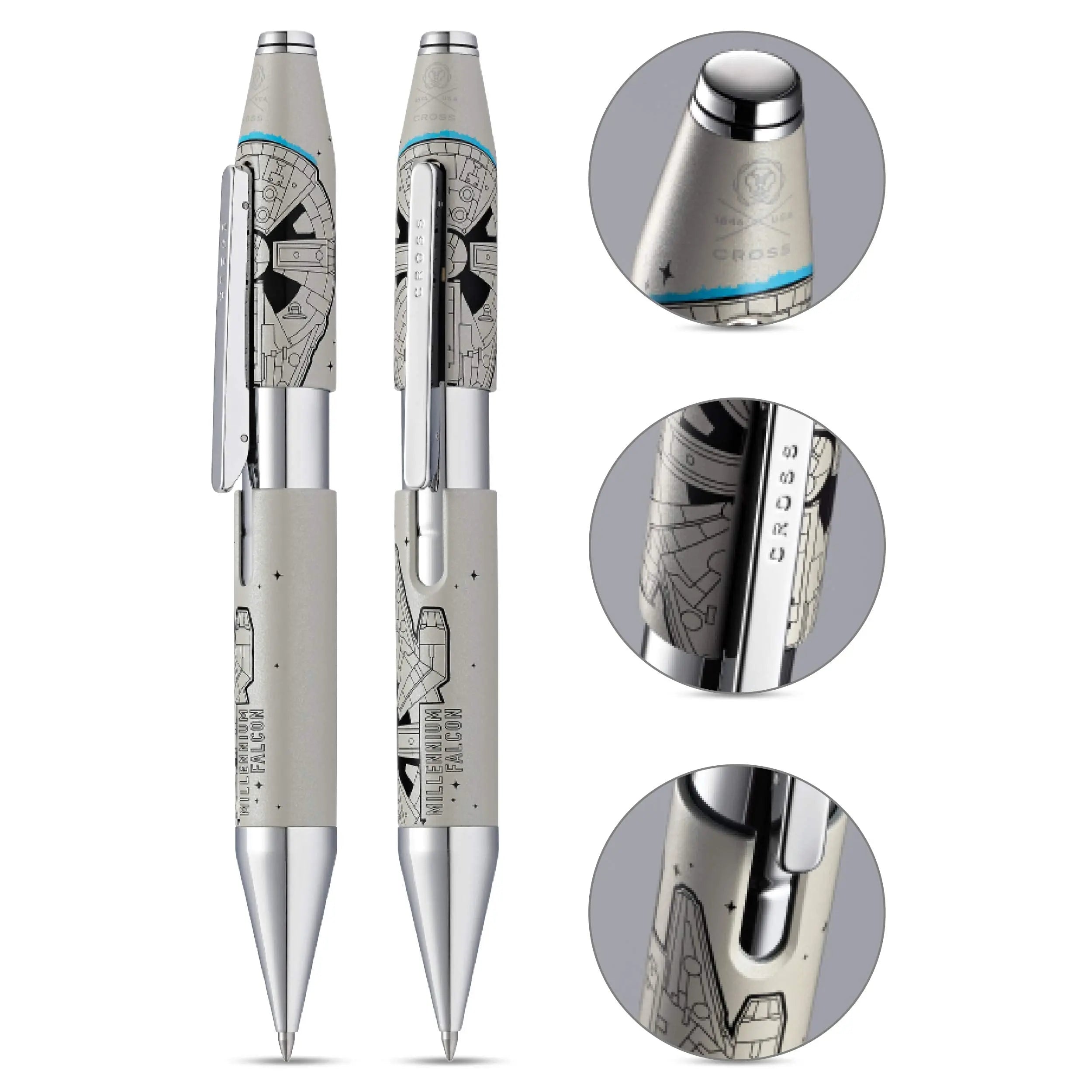 Cross X Star Wars Refillable Rollerball Pen, includes Premium Gift Box - Millennium Falcon Cross