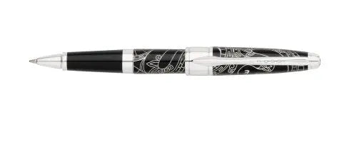 Cross Year of The Snake Rolling Ball Pen - Black Lacquer - crosspenmall.com