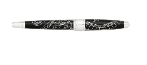 Cross Year of The Snake Rolling Ball Pen - Black Lacquer - crosspenmall.com