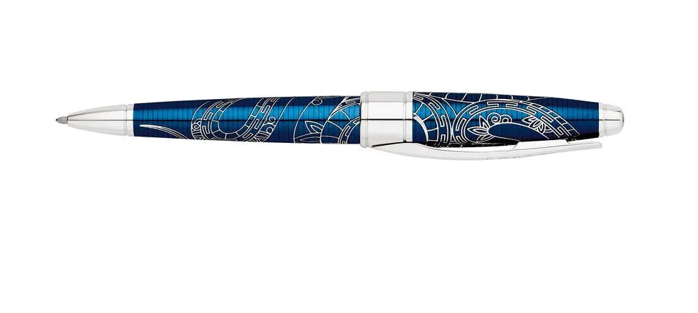 Cross Year of the Snake Ballpoint Pen - Blue Lacquer Cross