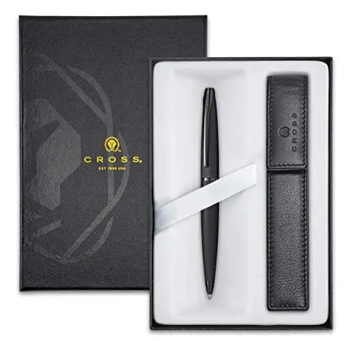 Cross, ATX Gift Set, Ballpoint Pen and Case, Twist Mechanism, Ink Colour: Black Cross