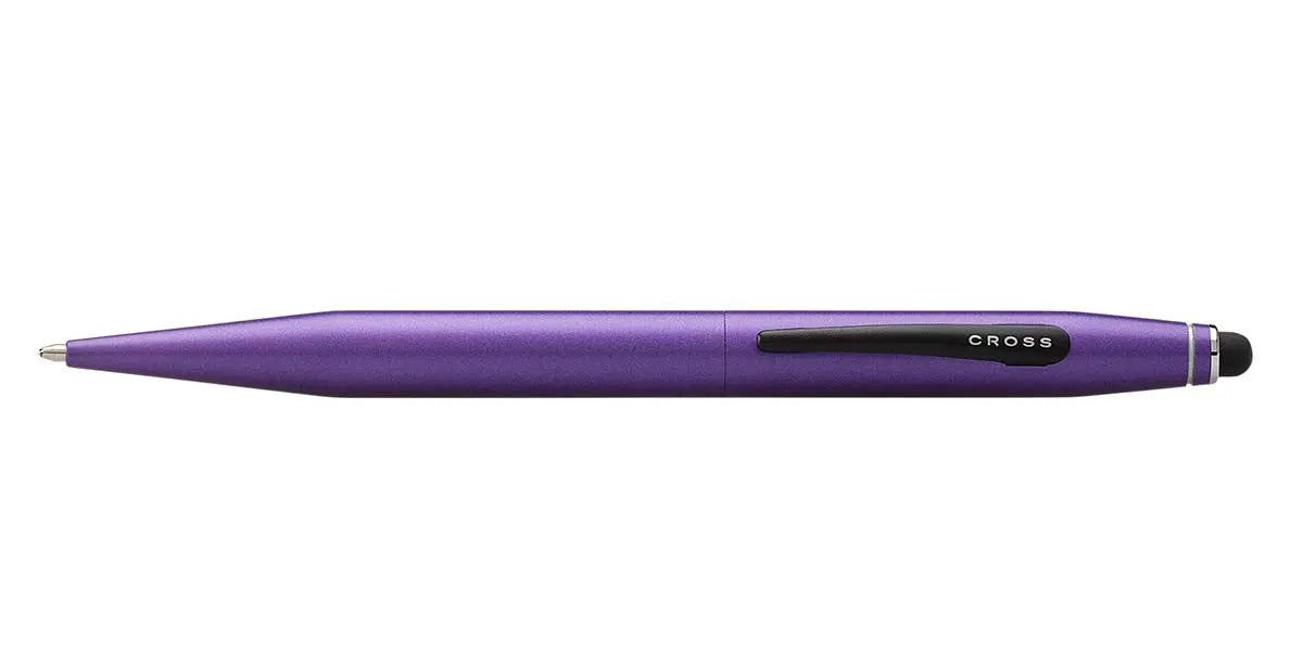Cross® Tech2 Stylus Ballpoint Pen, Medium Point, 0.7 mm, Purple Barrel, Black Ink - crosspenmall.com