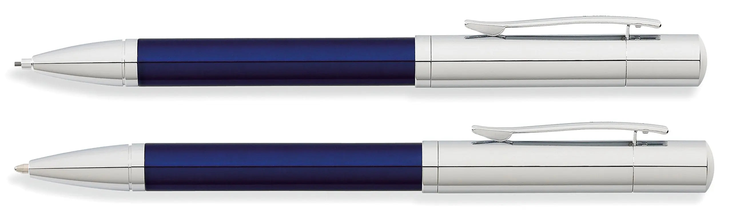Franklin Covey Greenwich White Lacquer Ballpoint pen with chrome appointments in gift box packaging Cross