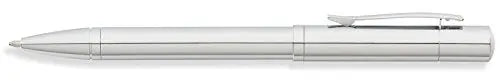 Franklin Covey Greenwich White Lacquer Ballpoint pen with chrome appointments in gift box packaging Cross