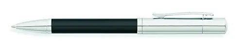 Franklin Covey Greenwich White Lacquer Ballpoint pen with chrome appointments in gift box packaging Cross