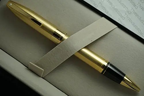 Made in Germany Sheaffer Legacy Heritage Rollerball Pen Brushed 22KT Gold and Featuring 22KT Gold APPOINTMENTS Cross
