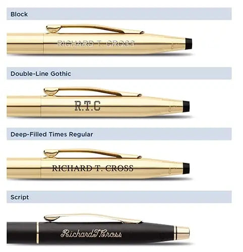 Pen Engraving Services by Crosspenmall Intrepid