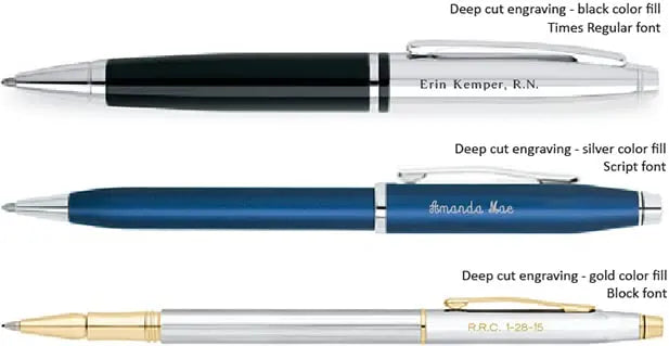 Pen Engraving Services by Crosspenmall Intrepid