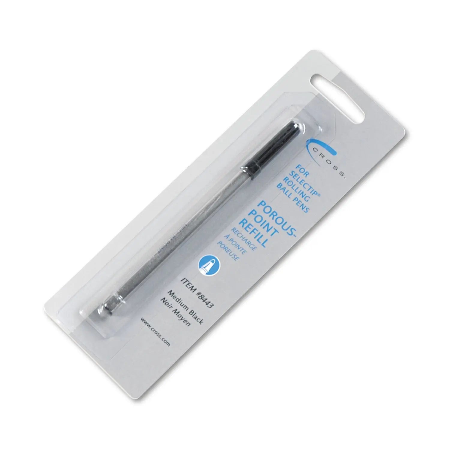 Refill for Selectip Porous Point Pens, Medium, Black Ink Cross
