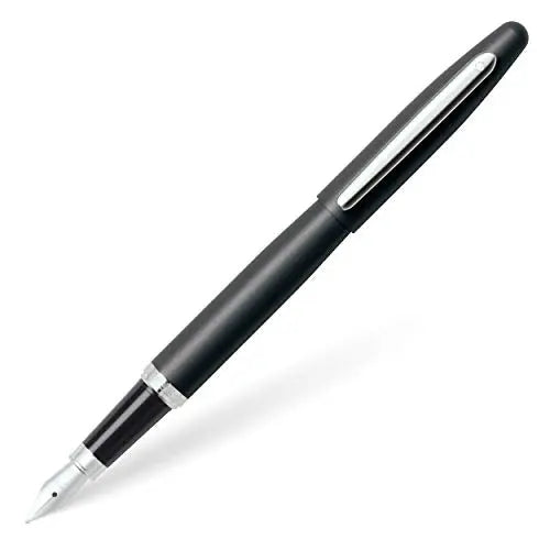 SHEAFFER Vfm Matte Black Ballpoint Pen with Chrome Trim Sheaffer
