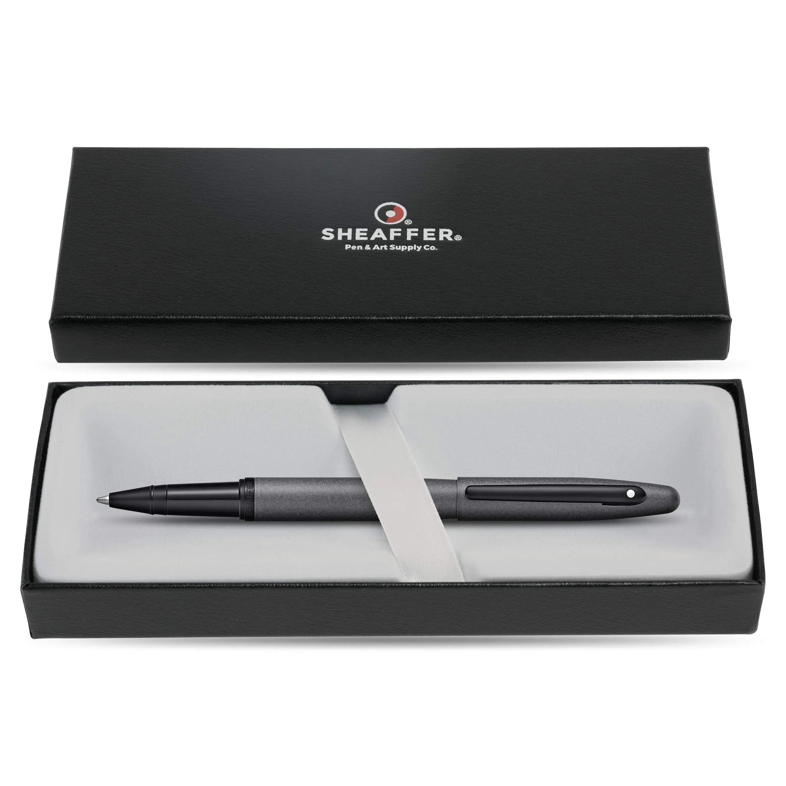 SHEAFFER Vfm Matte Black Ballpoint Pen with Chrome Trim Sheaffer