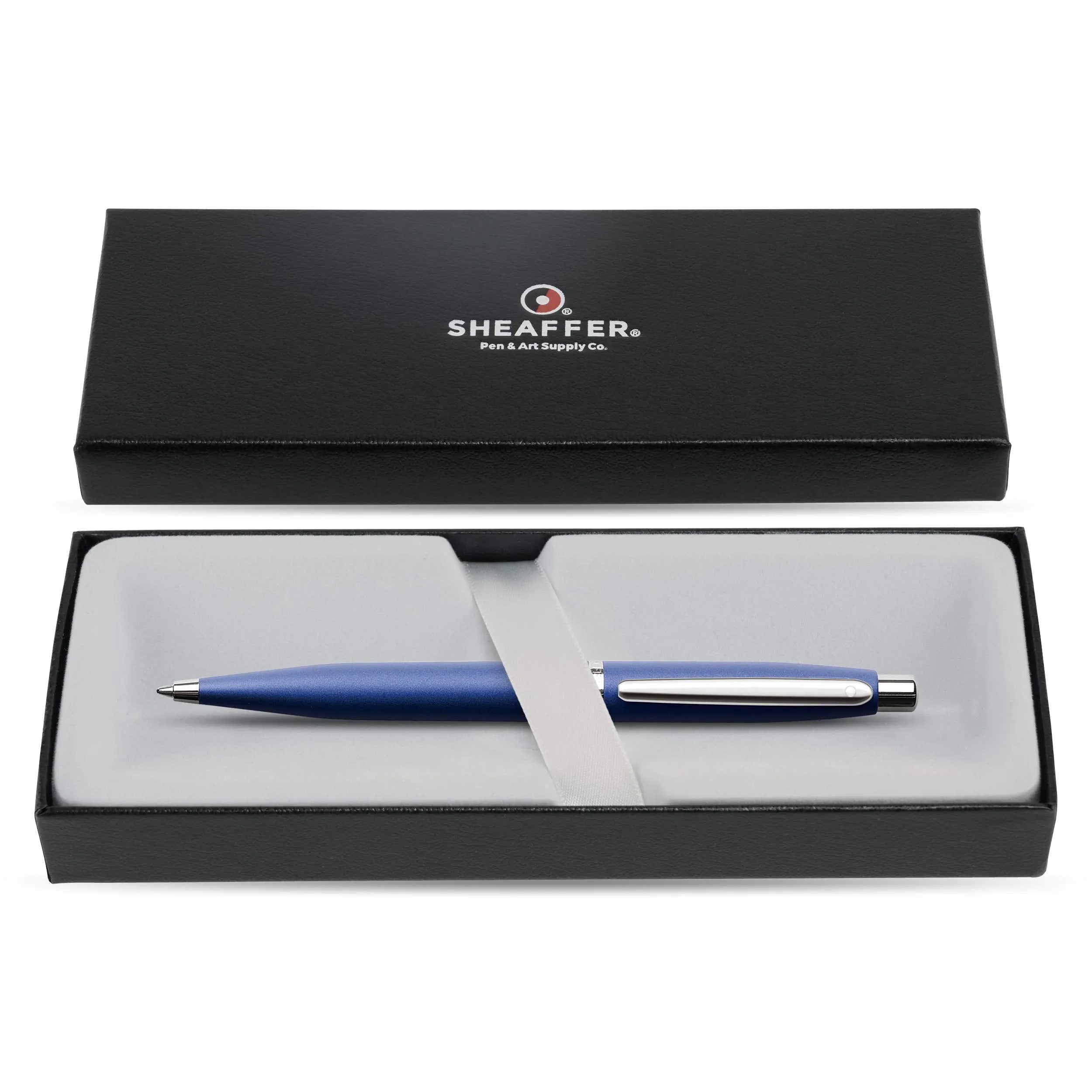SHEAFFER Vfm Matte Black Ballpoint Pen with Chrome Trim Sheaffer