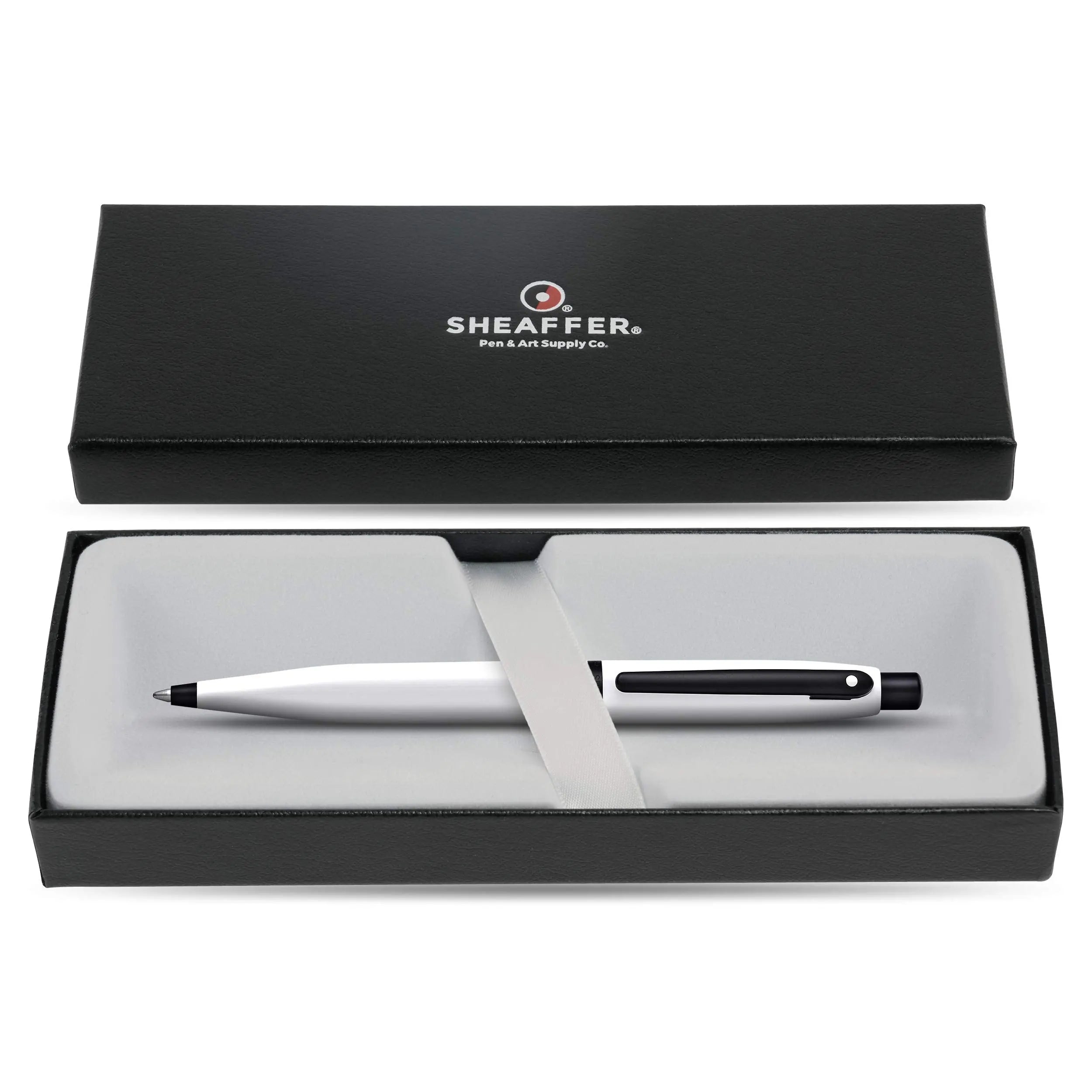 SHEAFFER Vfm Matte Black Ballpoint Pen with Chrome Trim Sheaffer