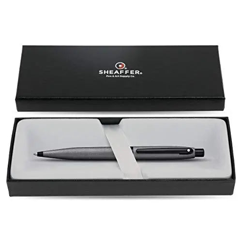 SHEAFFER Vfm Matte Black Ballpoint Pen with Chrome Trim Sheaffer