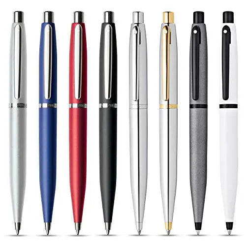 SHEAFFER Vfm Matte Black Ballpoint Pen with Chrome Trim Sheaffer