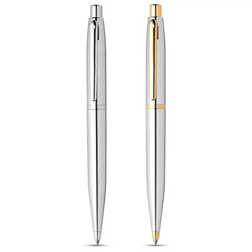 SHEAFFER Vfm Matte Black Ballpoint Pen with Chrome Trim Sheaffer