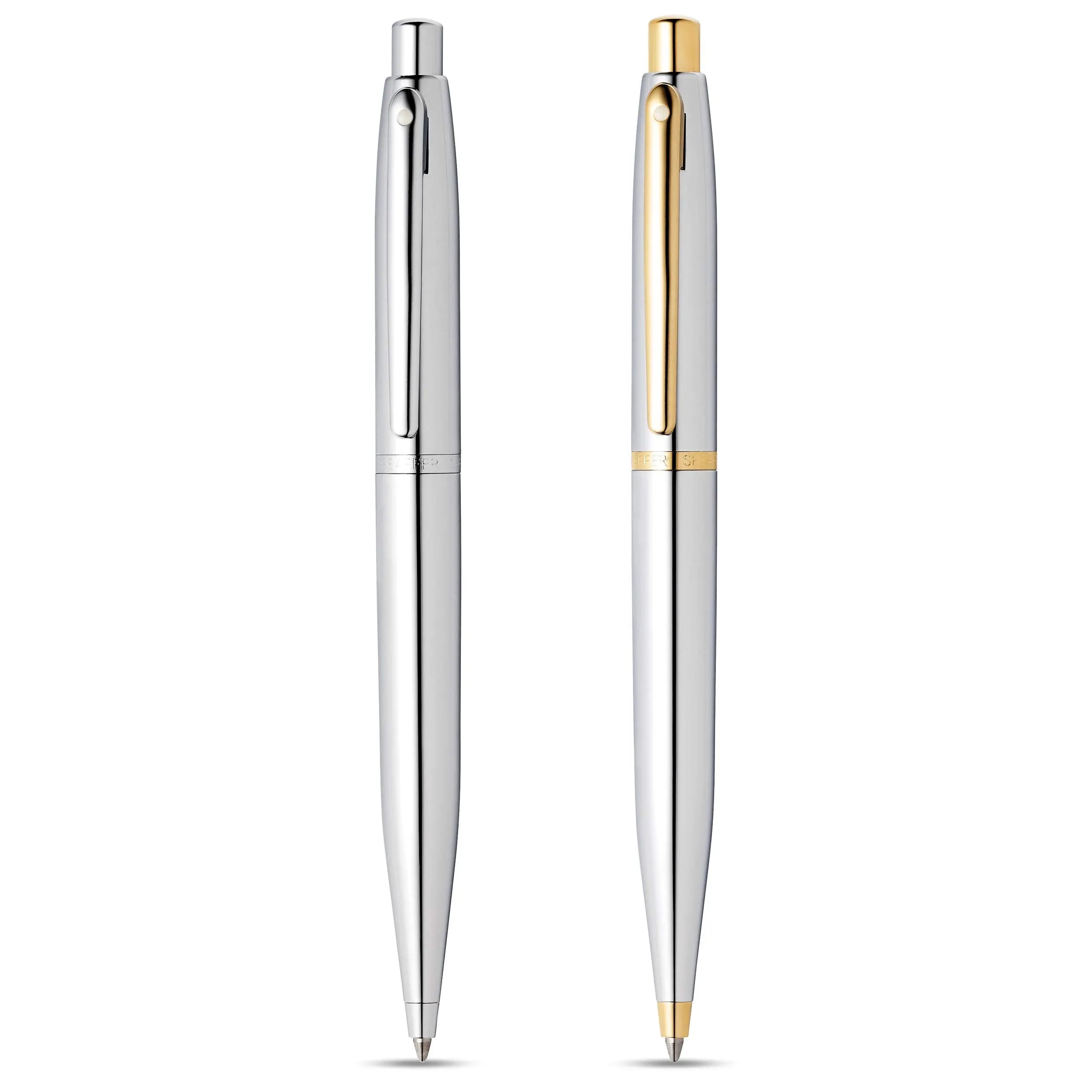 SHEAFFER Vfm Matte Black Ballpoint Pen with Chrome Trim Sheaffer