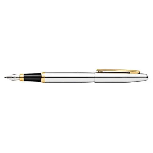 SHEAFFER Vfm Matte Black Ballpoint Pen with Chrome Trim Sheaffer