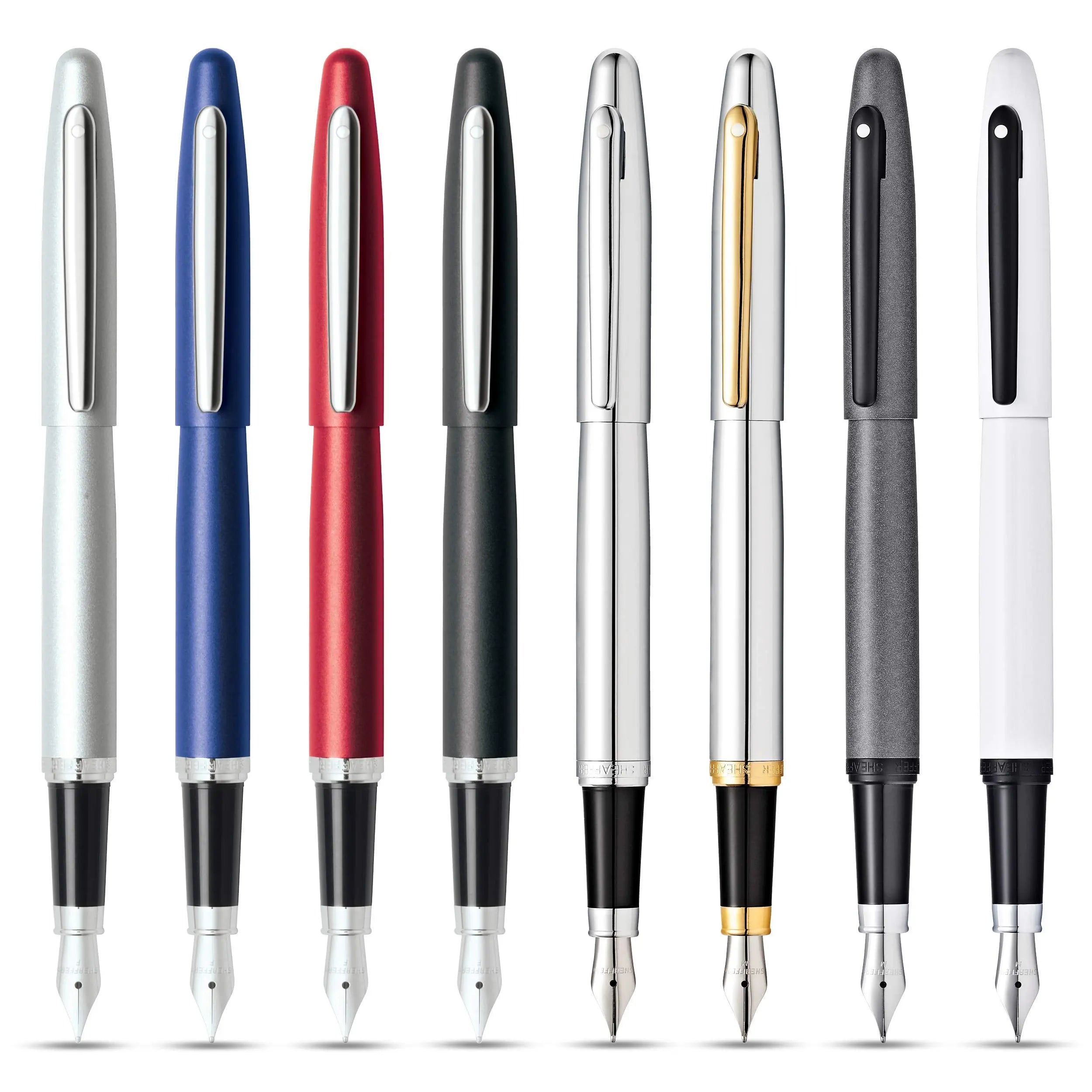 SHEAFFER Vfm Matte Black Ballpoint Pen with Chrome Trim Sheaffer