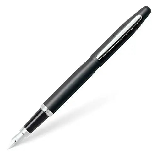 SHEAFFER Vfm Matte Black Ballpoint Pen with Chrome Trim Sheaffer