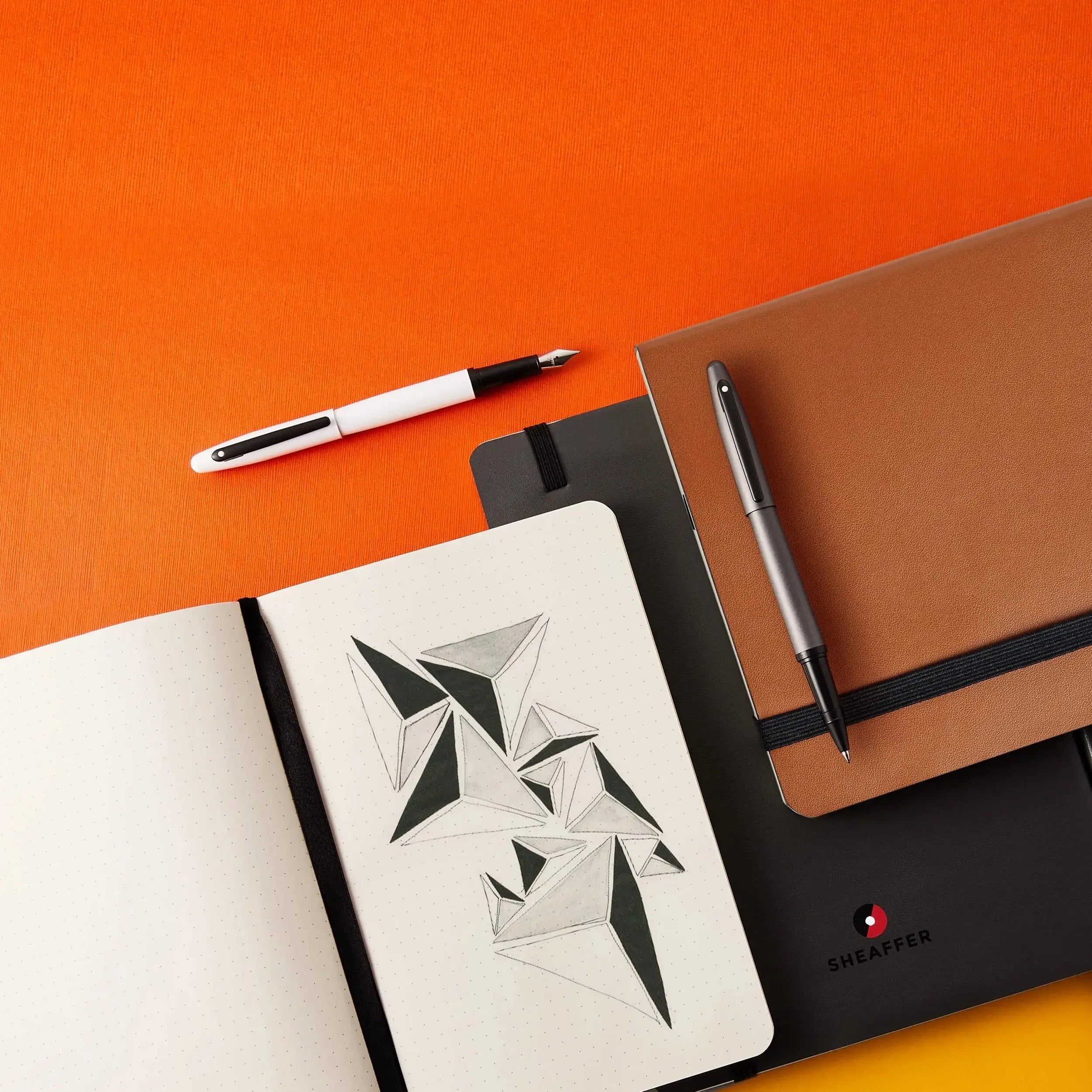 SHEAFFER Vfm Matte Black Ballpoint Pen with Chrome Trim Sheaffer