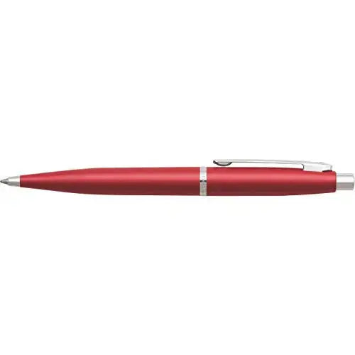 SHEAFFER Vfm Matte Black Ballpoint Pen with Chrome Trim Sheaffer