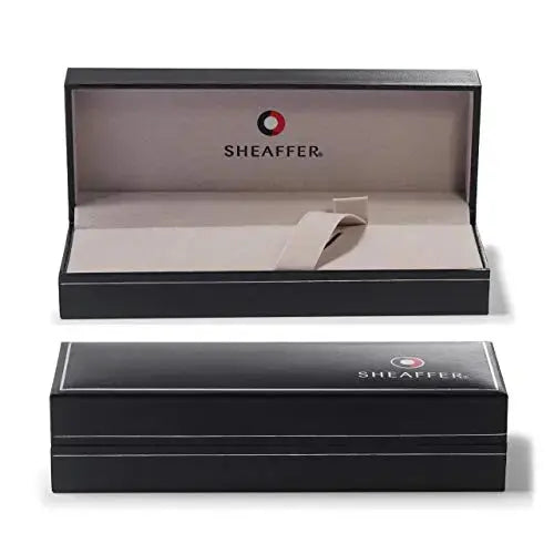 SHEAFFER Vfm Matte Black Ballpoint Pen with Chrome Trim Sheaffer