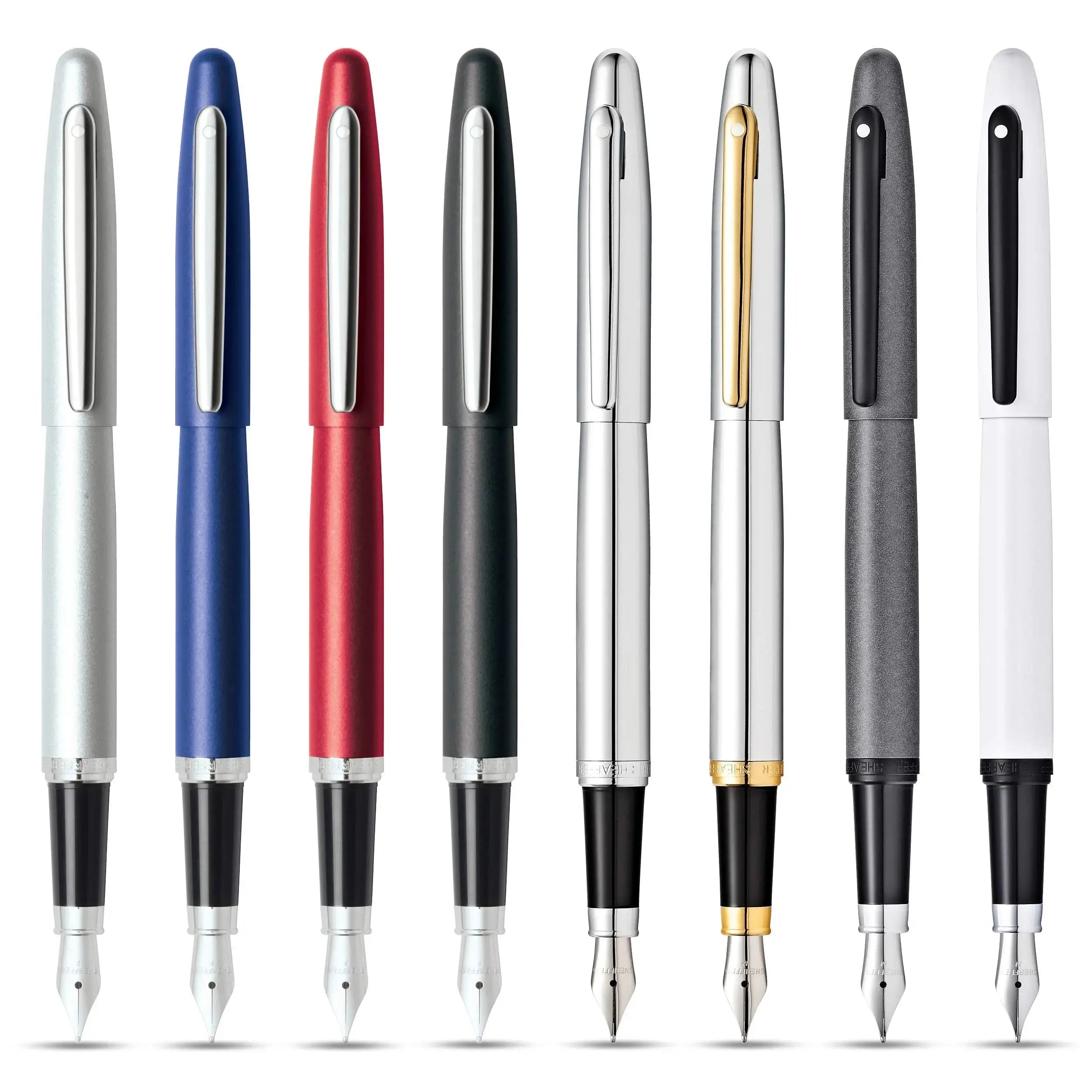 SHEAFFER Vfm Matte Black Ballpoint Pen with Chrome Trim Sheaffer