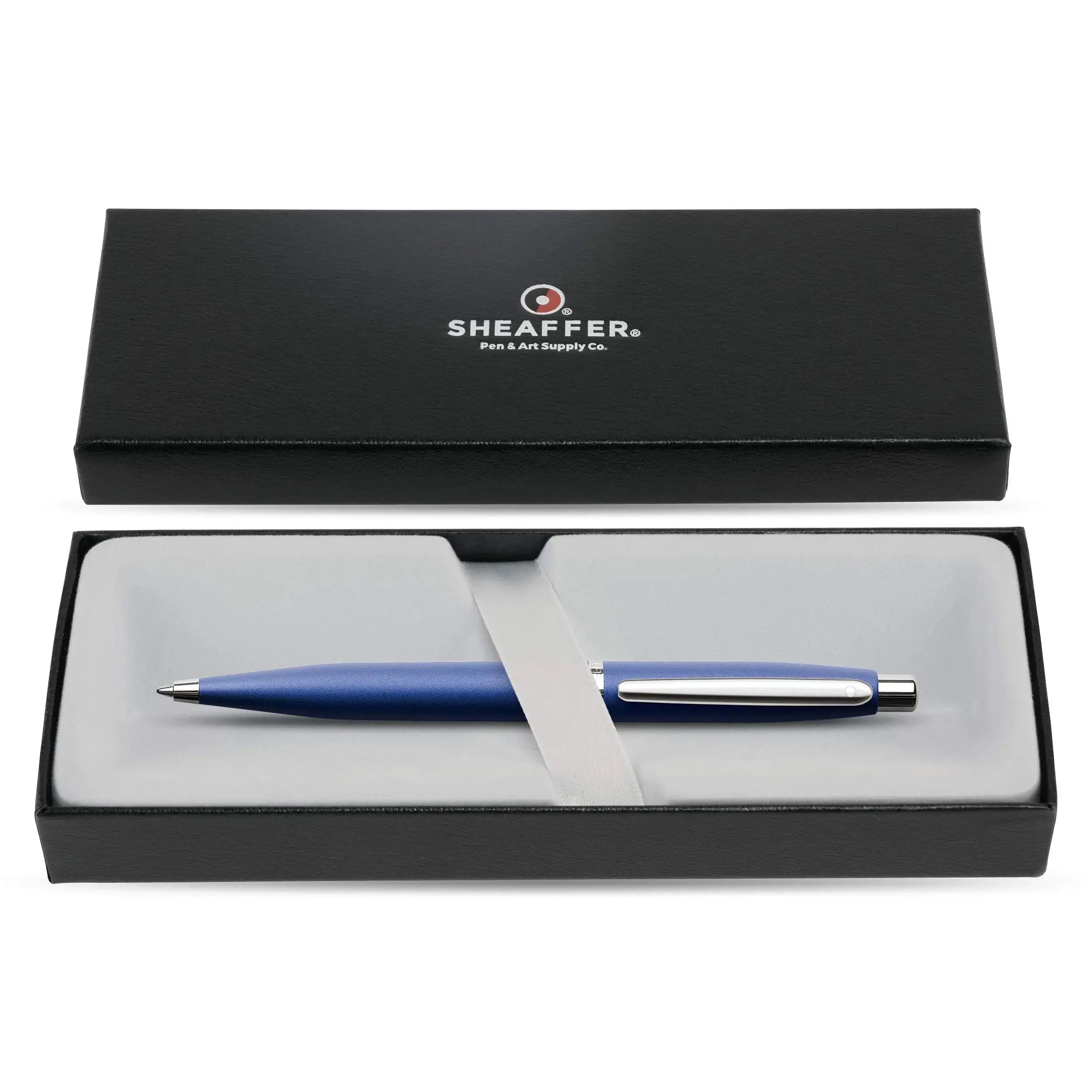 SHEAFFER Vfm Matte Black Ballpoint Pen with Chrome Trim Sheaffer