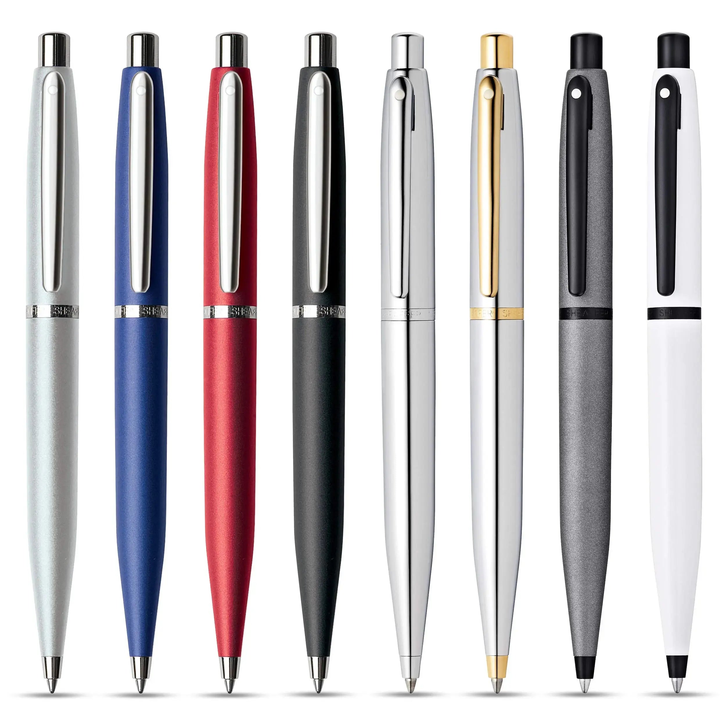 SHEAFFER Vfm Matte Black Ballpoint Pen with Chrome Trim Sheaffer