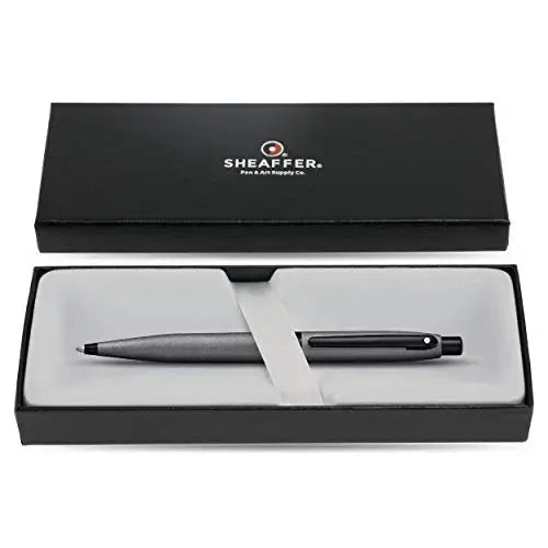SHEAFFER Vfm Matte Black Ballpoint Pen with Chrome Trim Sheaffer