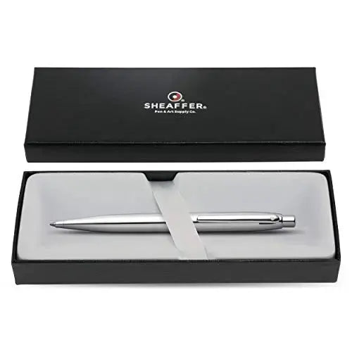 SHEAFFER Vfm Matte Black Ballpoint Pen with Chrome Trim Sheaffer