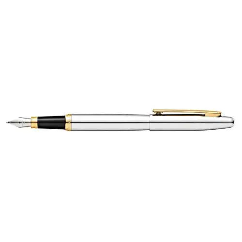 SHEAFFER Vfm Matte Black Ballpoint Pen with Chrome Trim Sheaffer