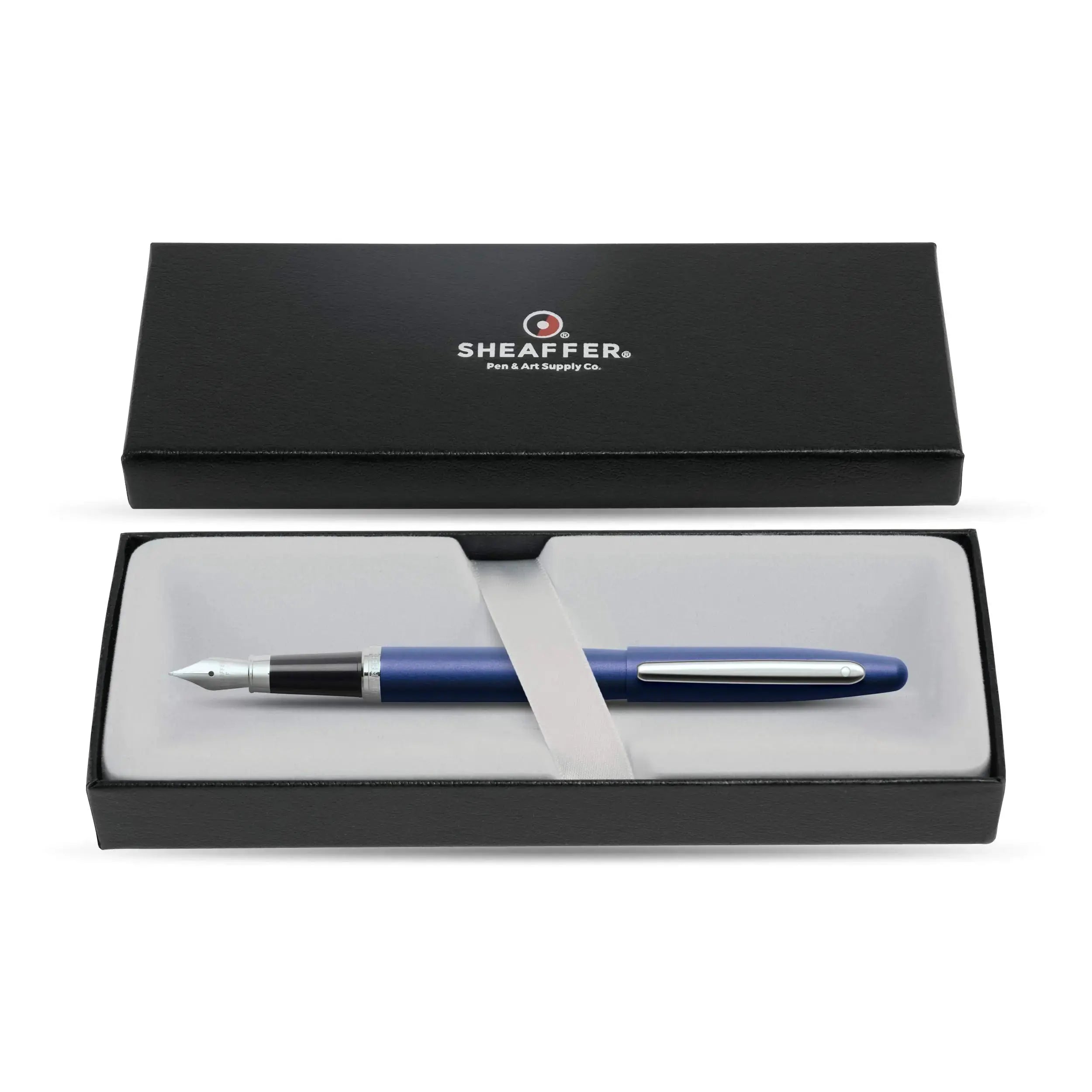 SHEAFFER Vfm Matte Black Ballpoint Pen with Chrome Trim Sheaffer