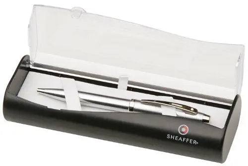 Sheaffer 100 Black Lacquer Fountain Pen with Chrome Trim and Fine Nib My Store