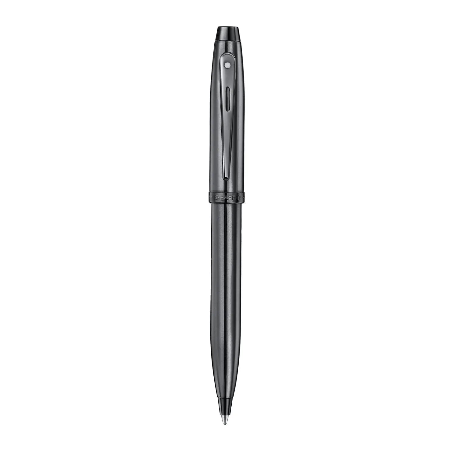 Sheaffer 100 E9375 Pearlescent Dark Grey Gunmetal with PVD Appointments Pen Sheaffer