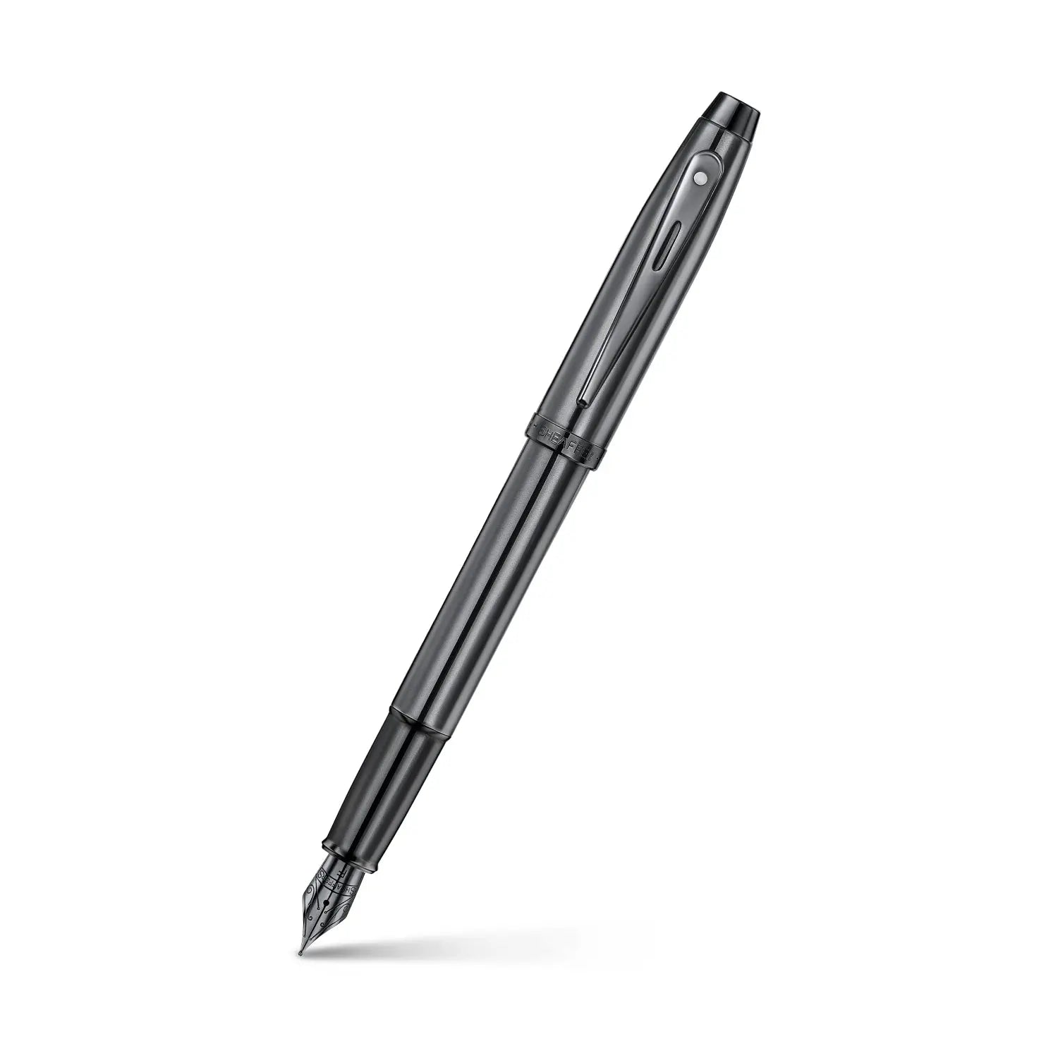 Sheaffer 100 E9375 Pearlescent Dark Grey Gunmetal with PVD Appointments Pen Sheaffer
