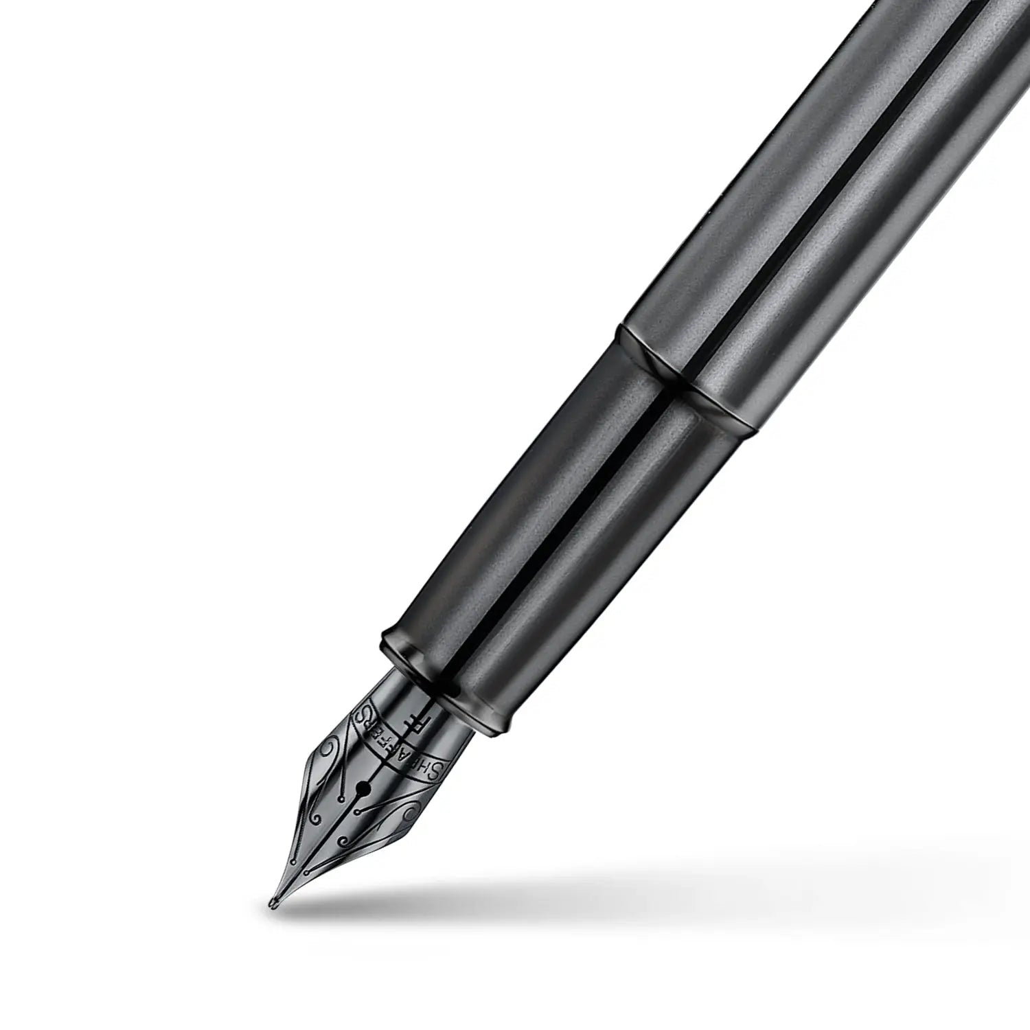 Sheaffer 100 E9375 Pearlescent Dark Grey Gunmetal with PVD Appointments Pen Sheaffer